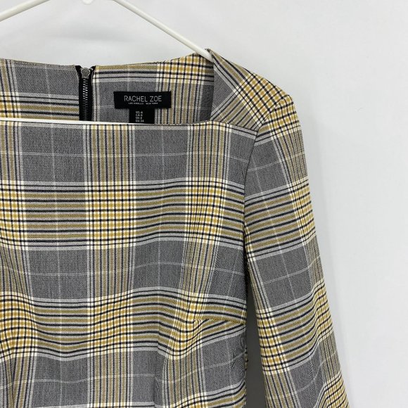 Rachel Zoe Plaid Blouse 4 - Picture 2 of 8